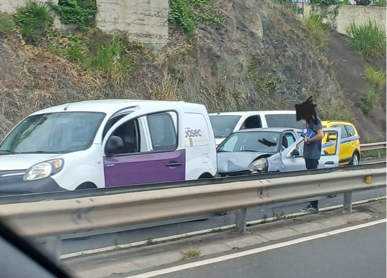 Acidente na via rápida