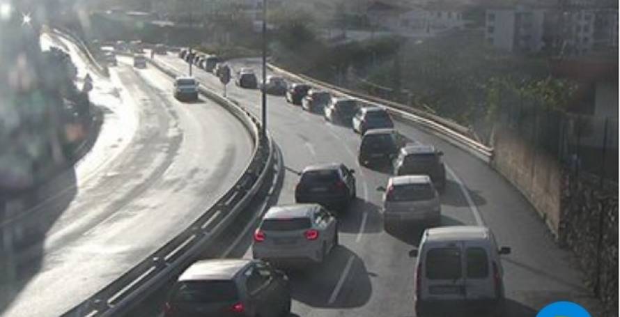 Acidente na via rápida