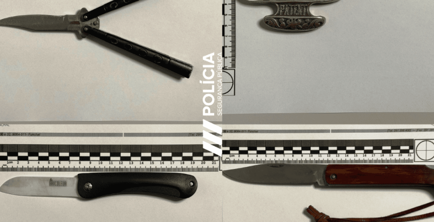 Dois homens detidos com quatro armas, duas delas proibidas, e com droga