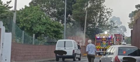 Incêndio no Caniço