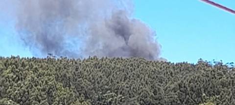 Incêndio com alguma dimensão está ativo