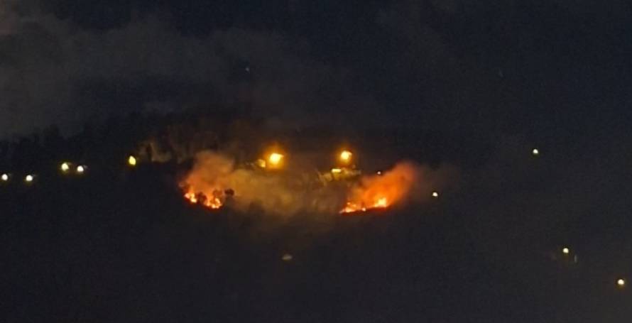 Incêndio no Porto Moniz