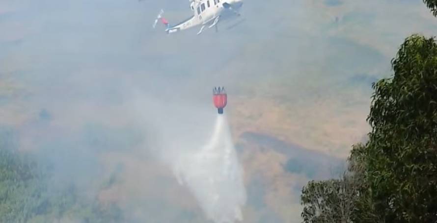 Incêndio com alguma dimensão ativo na Ponta do Pargo