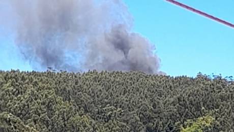 Incêndio com alguma dimensão está ativo
