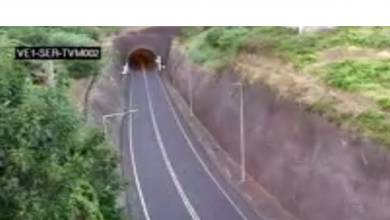 Ferido grave num acidente entre mota e carro num túnel na via expresso