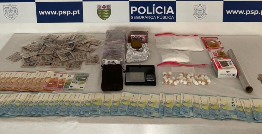Homem detido com mais de 1500 gramas de droga