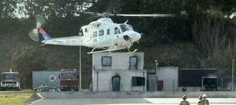 Helicóptero e três corporações mobilizadas para incêndio