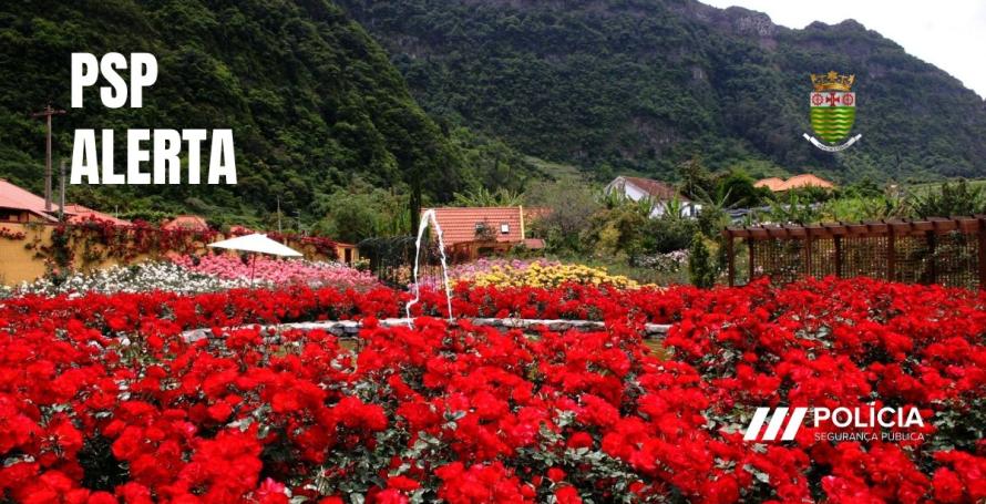 Ladrões de flores e plantas na via pública alvo de avisos da PSP