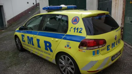 Homem em estado grave transportado para o hospital