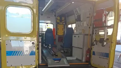 Motociclista ferido num acidente