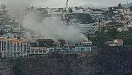 Incêndio num restaurante num hotel