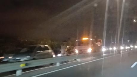 Acidente na via rápida