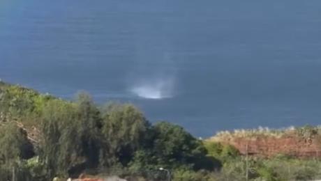 Fenómeno meteorológico invulgar em frente à Praia Formosa (Com vídeo)