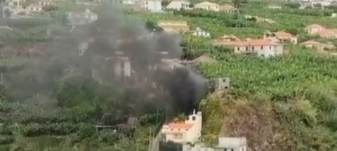 Queimada junto a casas (Com vídeo)