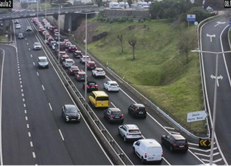 Acidente na via rápida