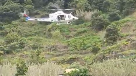 Veja o vídeo do resgate aéreo do piloto ferido no Rali de São Vicente; um dos feridos é grave