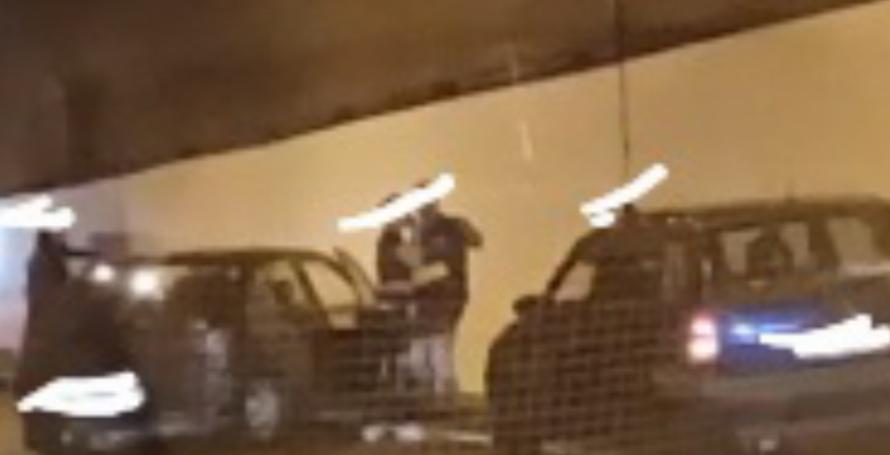 Despiste na via rápida faz dois feridos, um deles encarcerado