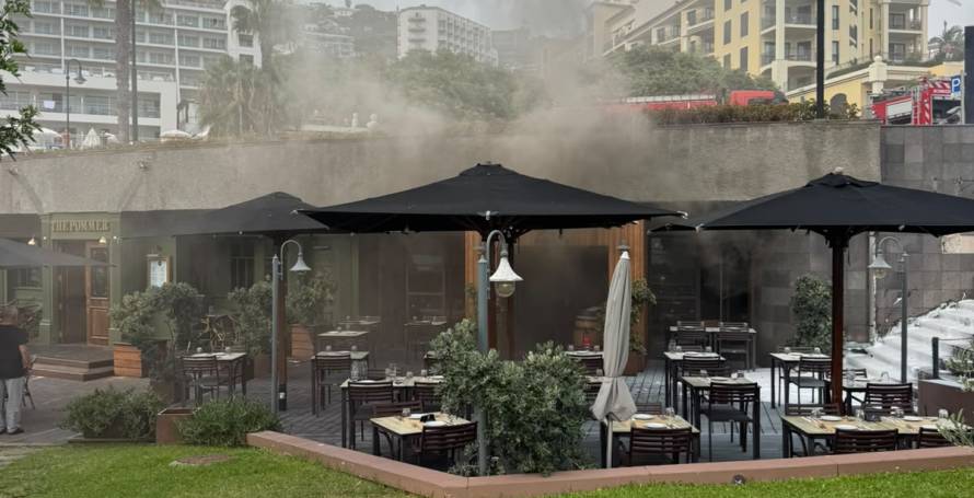 Incêndio num restaurante no Funchal (Com vídeo)
