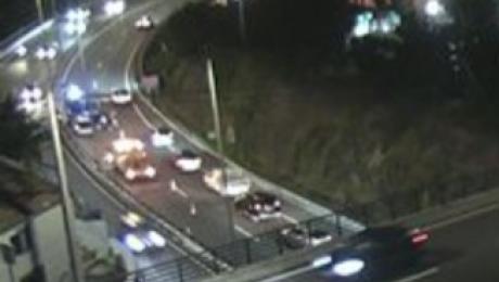 Acidente na via rápida