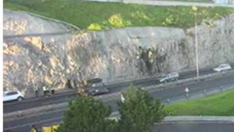 Acidente na via rápida