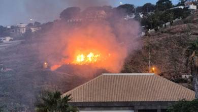 Dois incêndios ativos; no Funchal e na Ponta do Sol