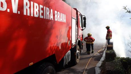 Incêndio na Ribeira Brava
