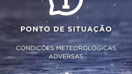16 ocorrências devido ao mau tempo