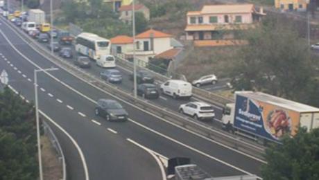 Acidente na via rápida