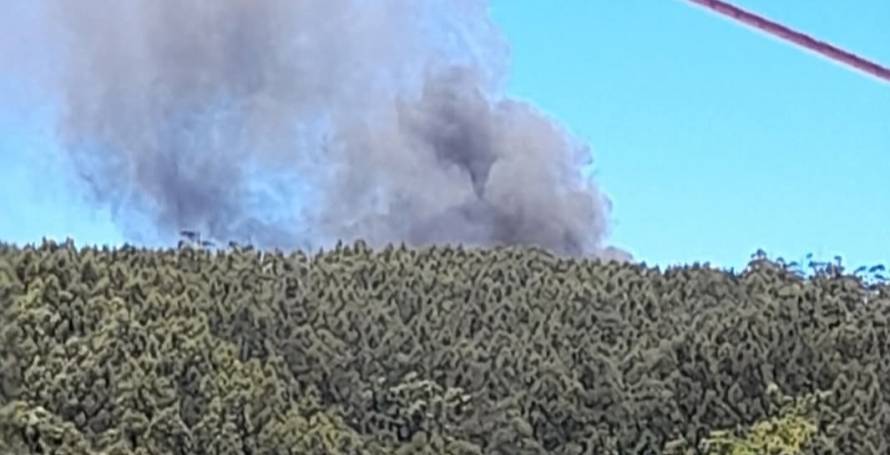 Incêndio com alguma dimensão está ativo