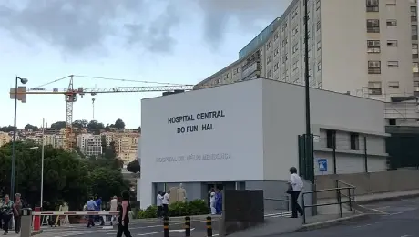 Mulher ferida numa queda