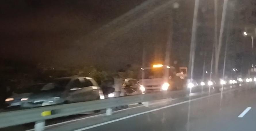 Acidente na via rápida