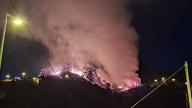 Incêndio está descontrolado (Com vídeo)