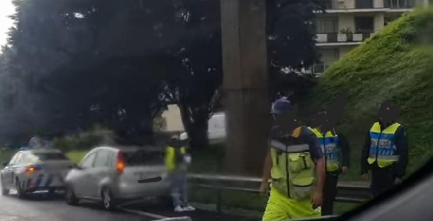 Mais um acidente na via rápida