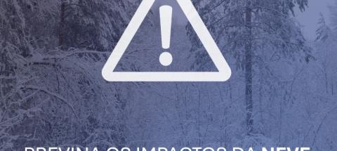 Proteção Civil deixa avisos para cuidados a ter na condução com a queda de neve