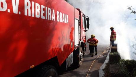 Incêndio na Ribeira Brava