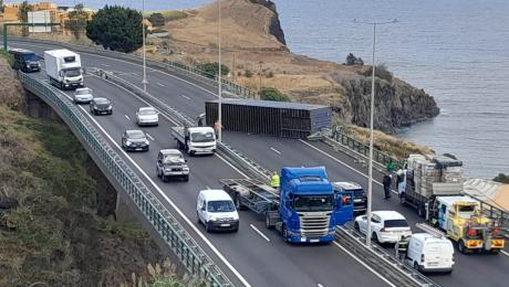 Via rápida continua fechada por tempo indeterminado