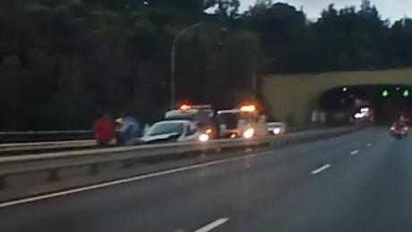 Aparatoso despiste na via rápida
