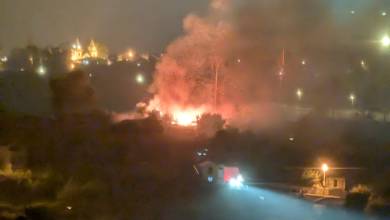 Incêndio na Calheta