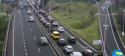 Acidente na via rápida