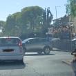Acidente entre mota e carro