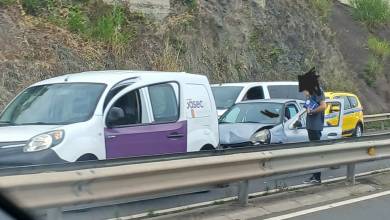 Acidente na via rápida