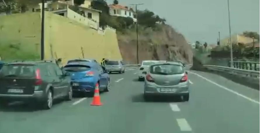 Choque em cadeia na via rápida (Com vídeo)
