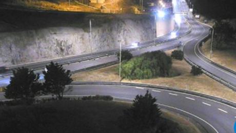 Grave despiste de mota na via rápida