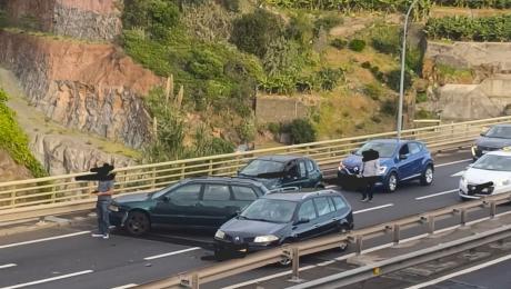 Acidente na via rápida