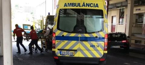 Mulher atropelada na Camacha