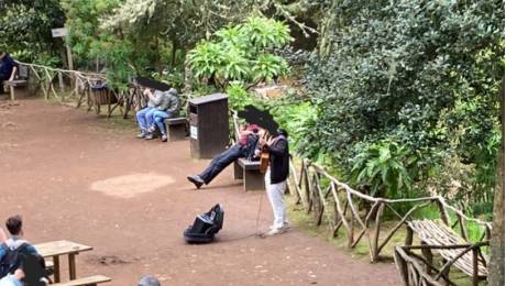 Homem que cantava e tocava nas Queimadas foi identificado pela Polícia Florestal