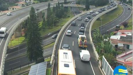 Acidente na via rápida