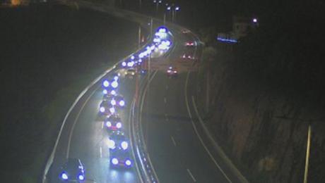 Acidente na via rápida