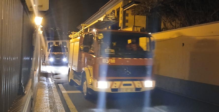 Incêndio numa casa