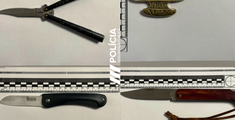 Dois homens detidos com quatro armas, duas delas proibidas, e com droga